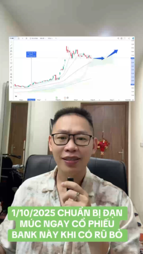 CHUẨN BỊ ĐẠN MÚC NGAY CỔ PHIẾU BANK NÀY KHI CÓ RŨ 