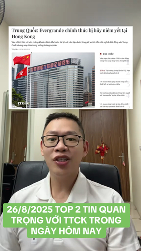 TOP 2 TIN QUAN TRỌNG VỚI TTCK TRONG NGÀY HÔM NAY #