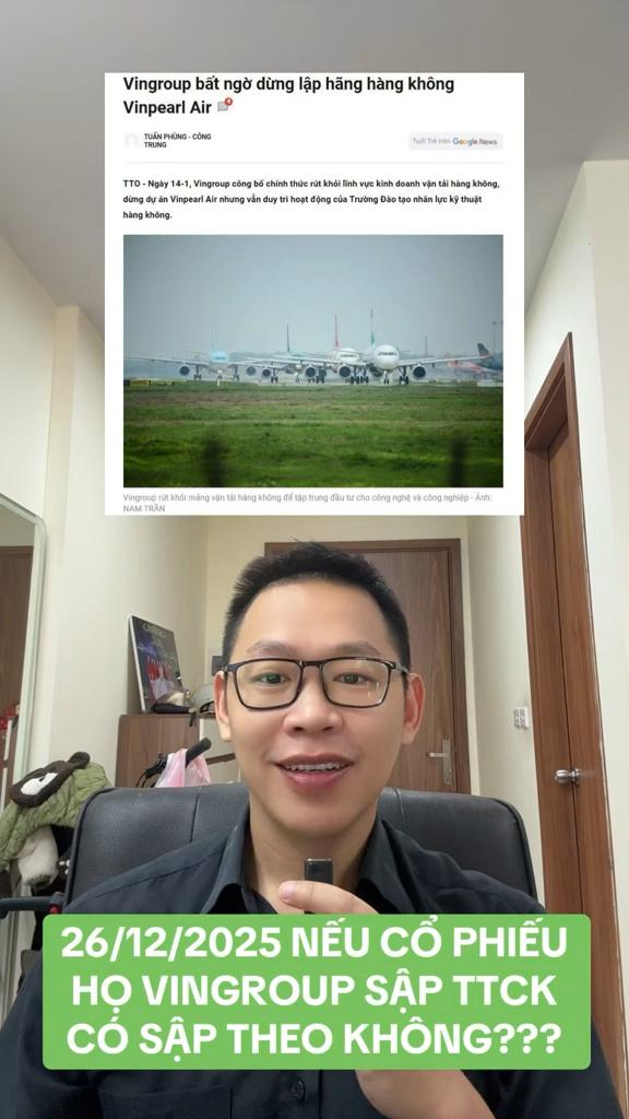 NẾU CỔ PHIẾU HỌ VINGROUP SẬP TTCK CÓ SẬP THEO KHÔN