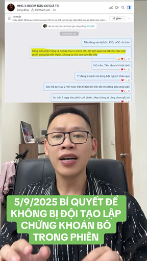 BÍ QUYẾT ĐỂ KHÔNG BỊ ĐỘI TẠO LẬP CHỨNG KHOÁN BÔ TR
