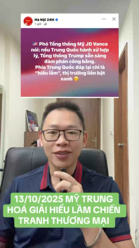 MỸ TRUNG HOÁ GIẢI HIỂU LẦM CHIẾN TRANH THƯƠNG MẠI 