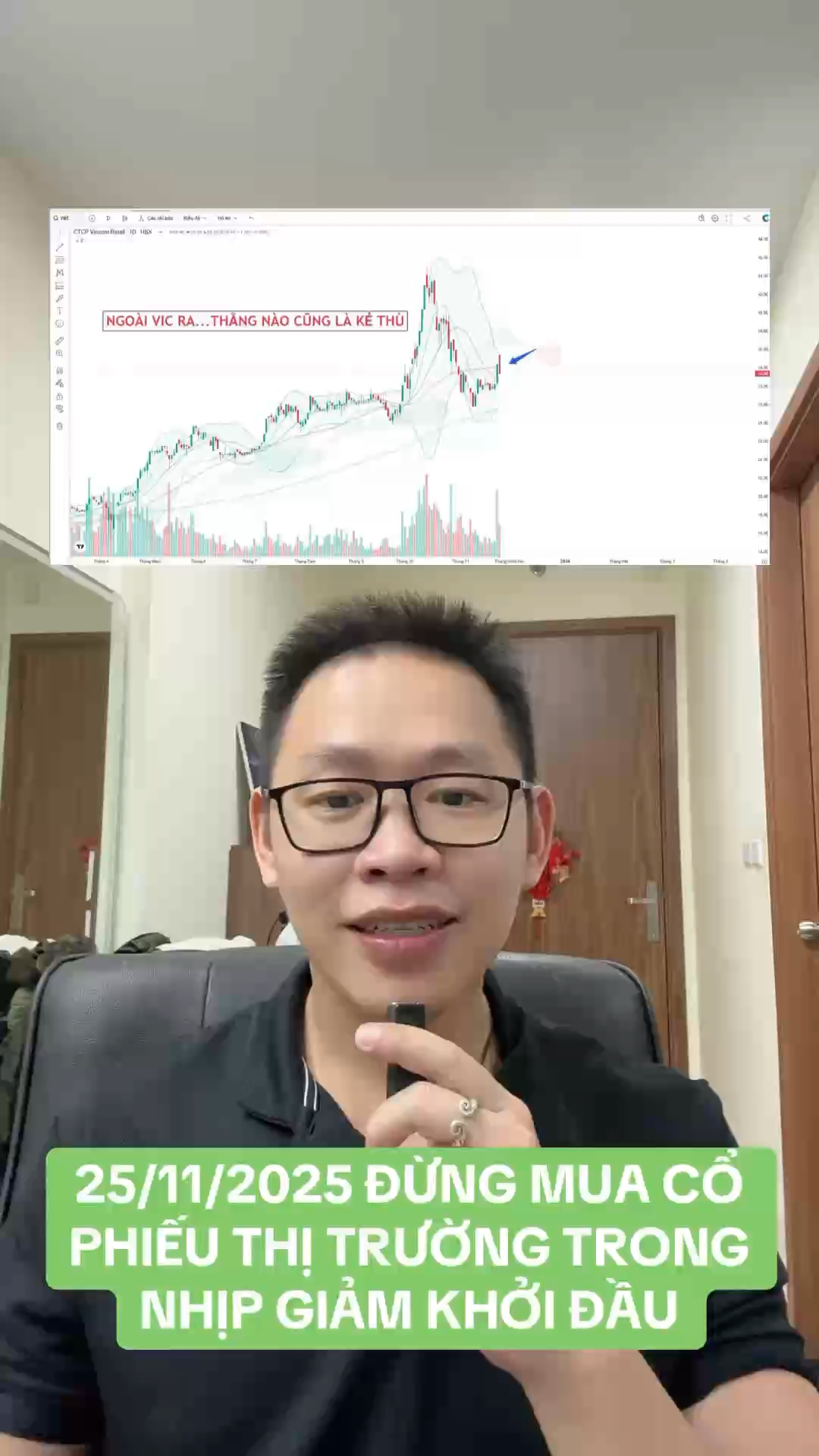 ĐỪNG MUA CỔ PHIẾU THỊ TRƯỜNG TRONG  NHỊP GIẢM KHỞI