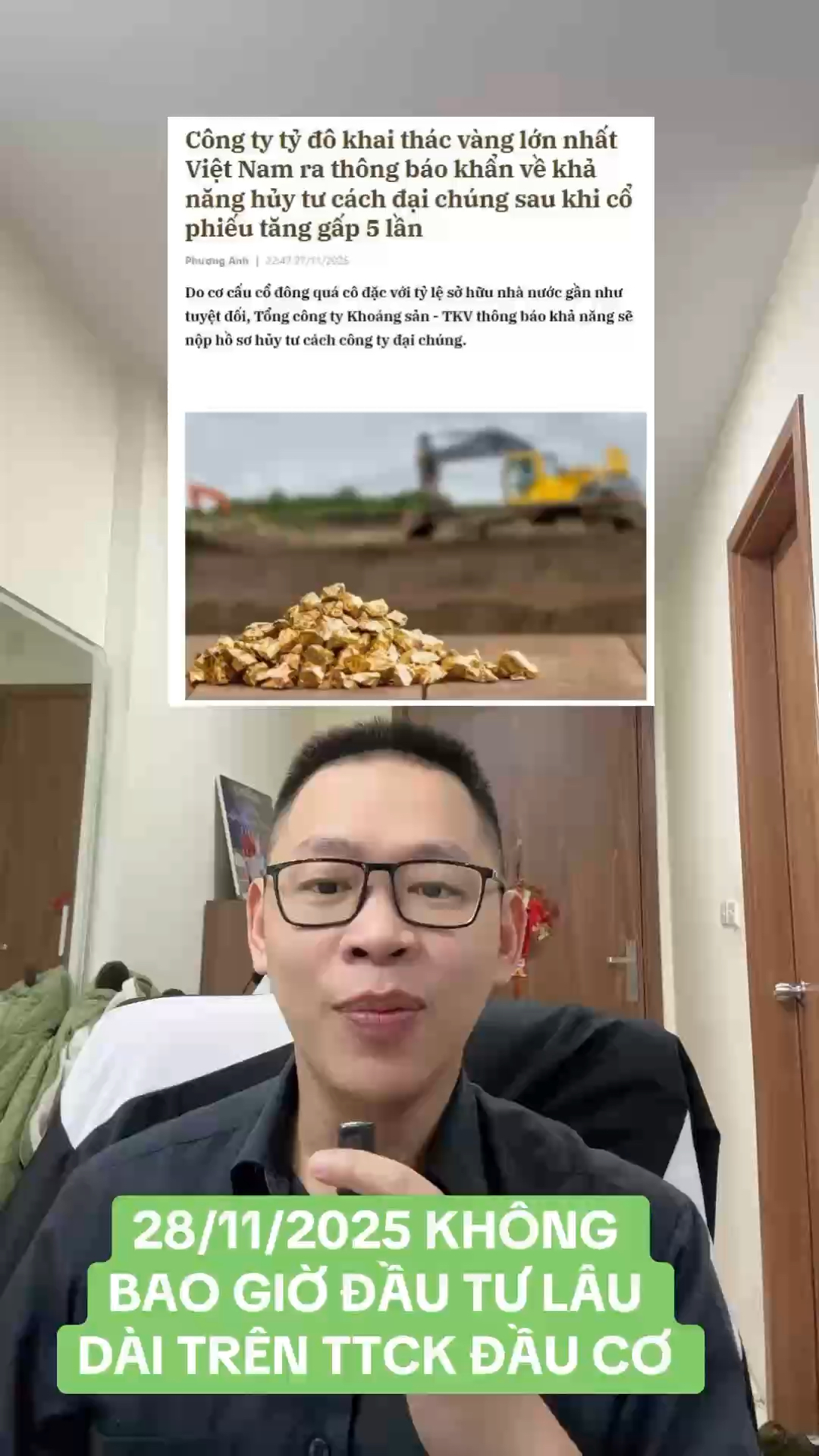 KHÔNG BAO GIỜ ĐẦU TƯ LÂU DÀI TRÊN TTCK ĐẦU CƠ #hie