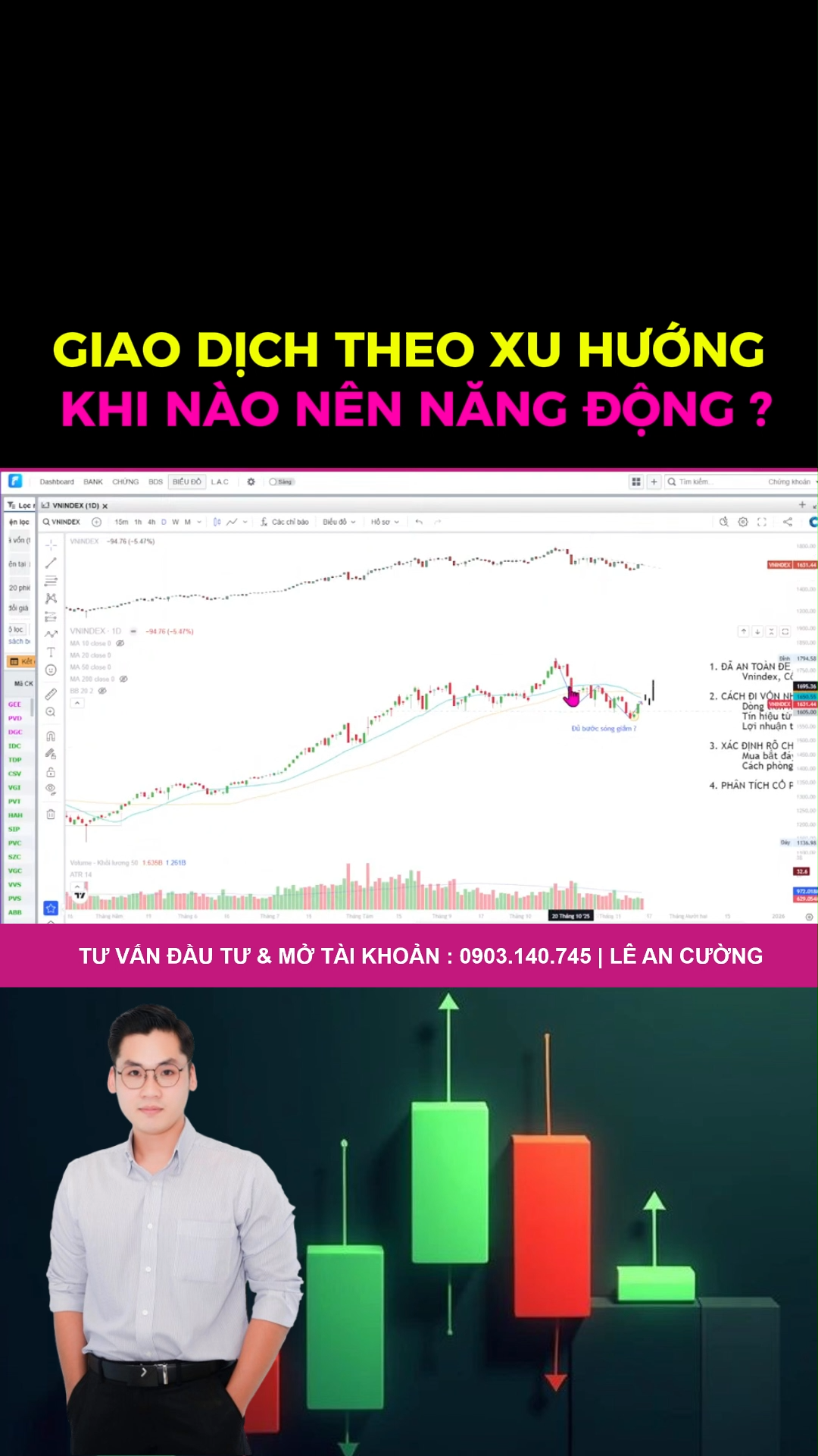 👉 CÁC NHÀ GIAO DỊCH THEO XU HƯỚNG
KHI NÀO NÊN NĂN