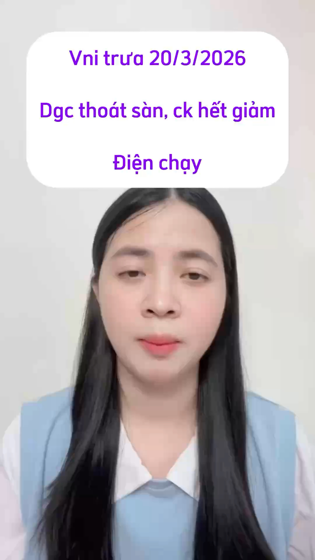 Vni trưa 20/3/2026 DGC Thoát sàn, nhóm ck hết giảm