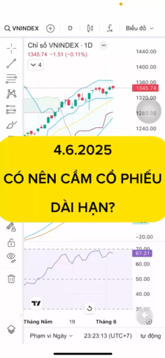 4.6.2025 CÓ NÊN CẦM CỔ PHIẾU DÀI HẠN KHÔNG? #vnsto