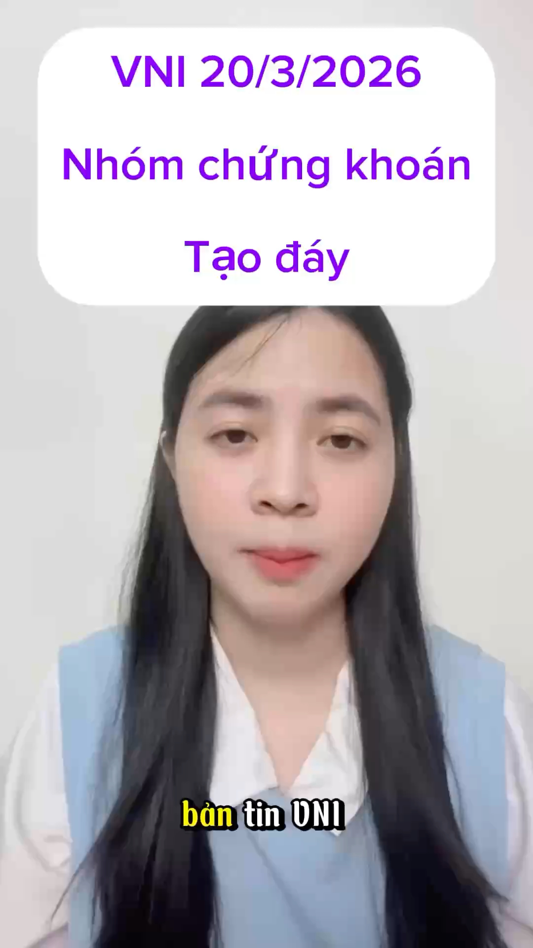 VNI 20/3/2026 Nhóm chứng khoán tạo đáy #vnindex #l