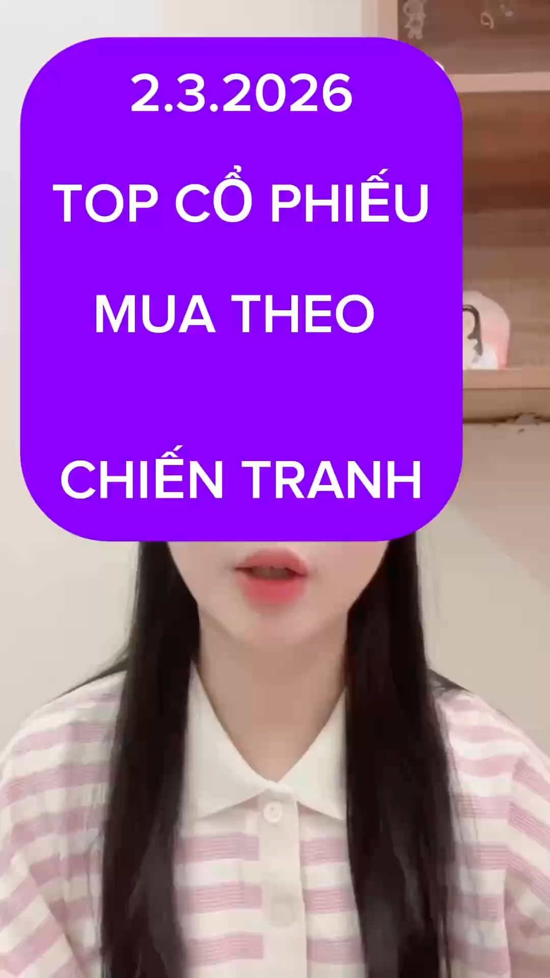 2.3.2026 TOP CỔ PHIẾU MUA THEO CHIẾN TRANH ??? #ch