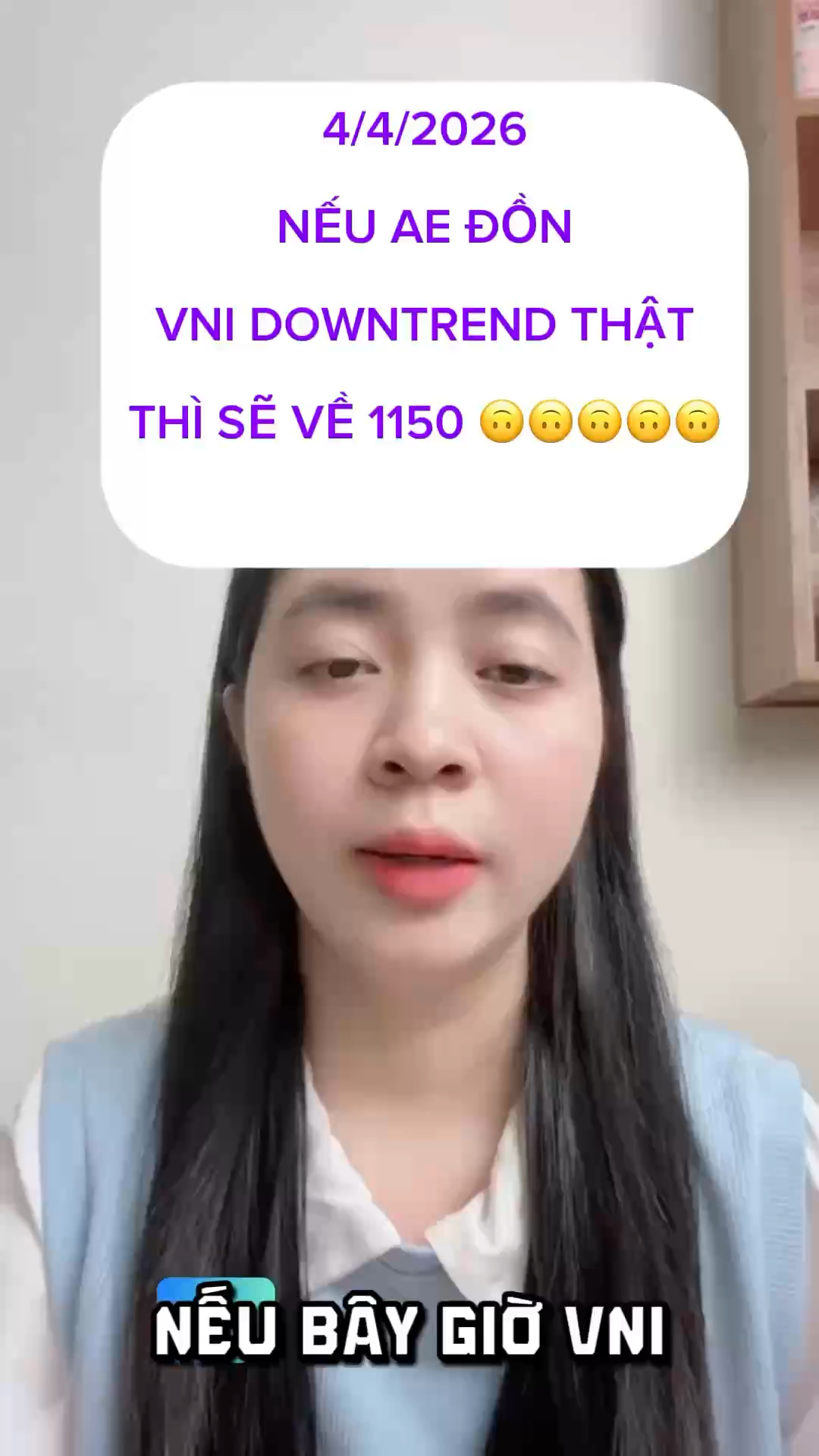 4/4/2026 Nếu ae đồn vni downtrend mà đúng thì Vn p