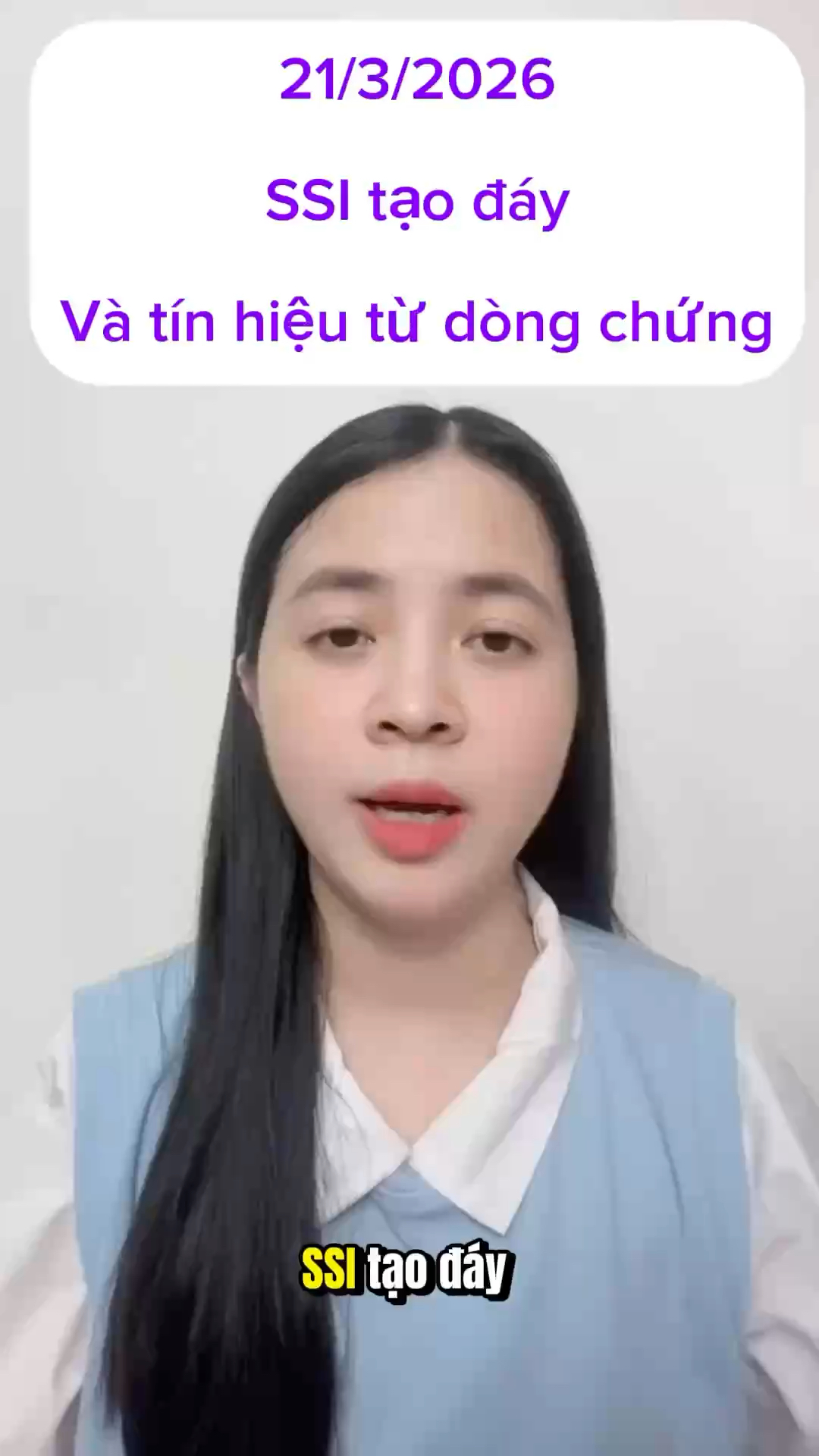 21/3/2026 SSI tạo đáy và tín hiệu từ dòng chứng kh