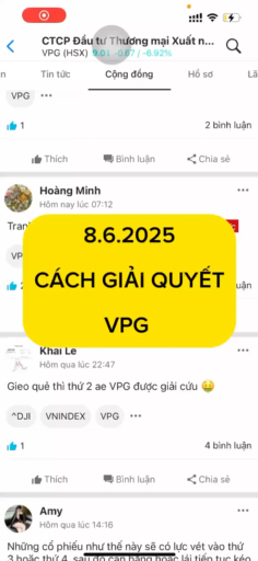 8.6.2025 CÁCH XỬ LÝ VPG ra sao ? #vnstocks #cophie