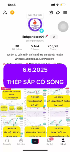 6.6.2025 SÓNG THÉP SẮP ĐẾN #vnstocks #cophieutot #
