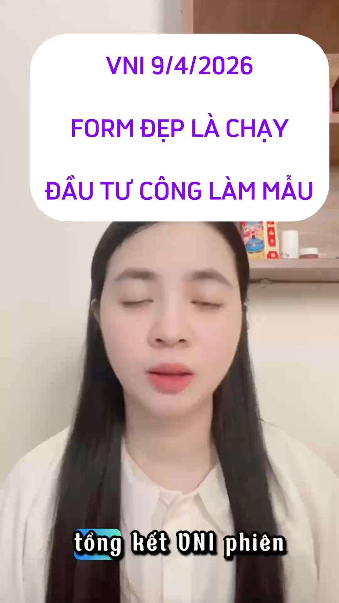 VNI 9/4/2026 FORM ĐẸP LÀ CHẠY . ĐẦU TƯ CÔNG LÀM MẪ