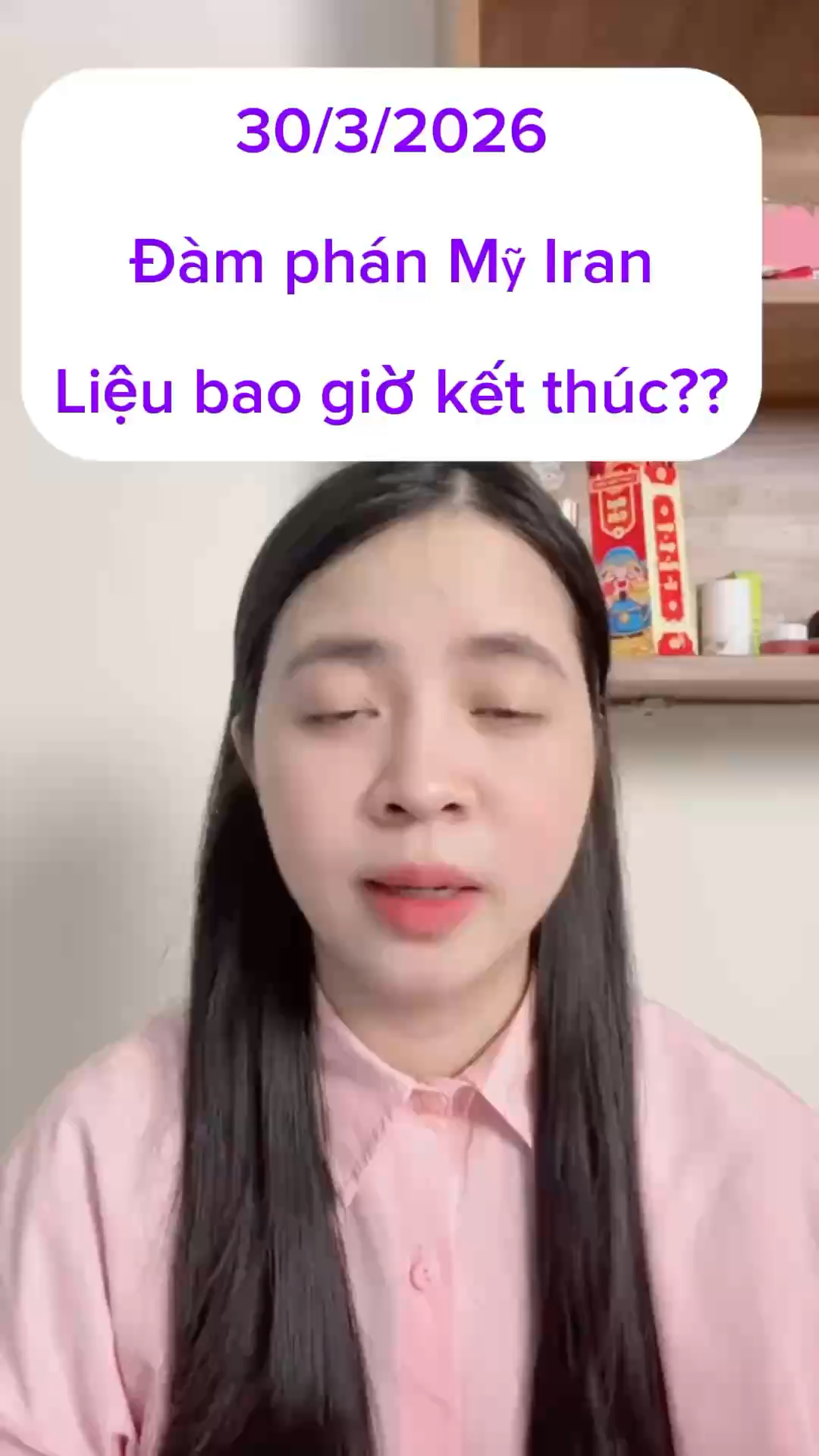 30/3/2026 Đàm phán Mỹ Iran liệu bao giờ kết thúc? 