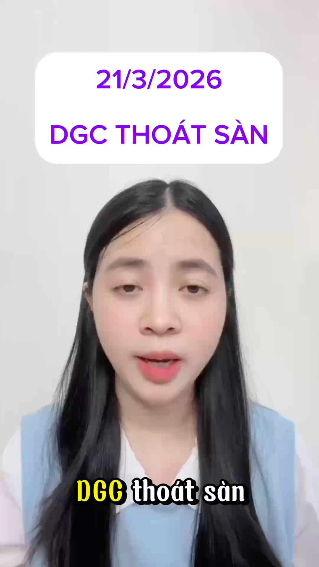 21/3/2026 DGC THOÁT SÀN VÀ CÁCH XỬ LÝ DGC #vnindex