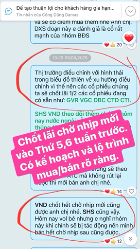 Khi thị trường giảm thì có kế hoạch đi trước 1 bướ