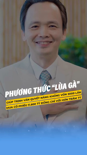 Phương thức lùa gà giúp ông Trịnh Văn Quyết nâng k