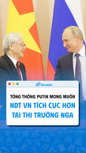 Tổng thống Putin mong muốn NĐT Việt Nam tích cực h