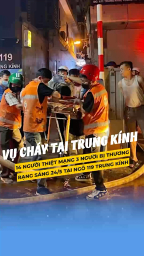 Xảy ra cháy tại nhà trọ Trung Kính, Hà Nội khiến 1