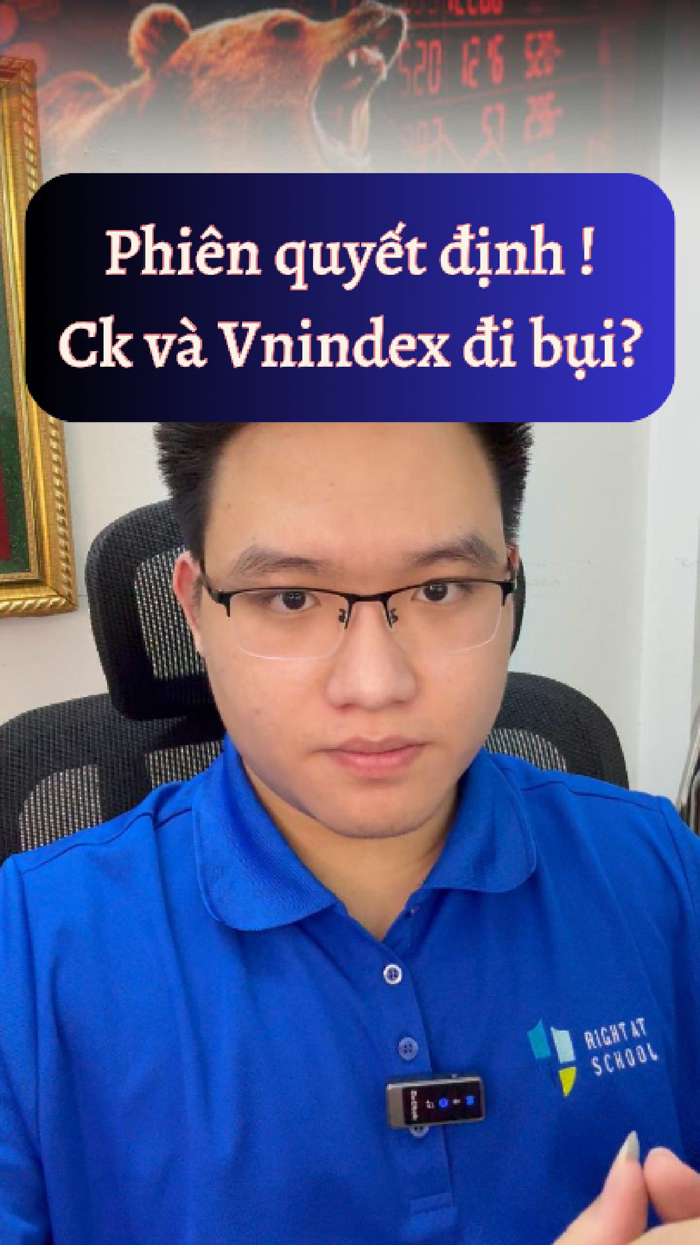 Vnindex sắp sập mạnh ! Điều kiện ngày mai là ? 