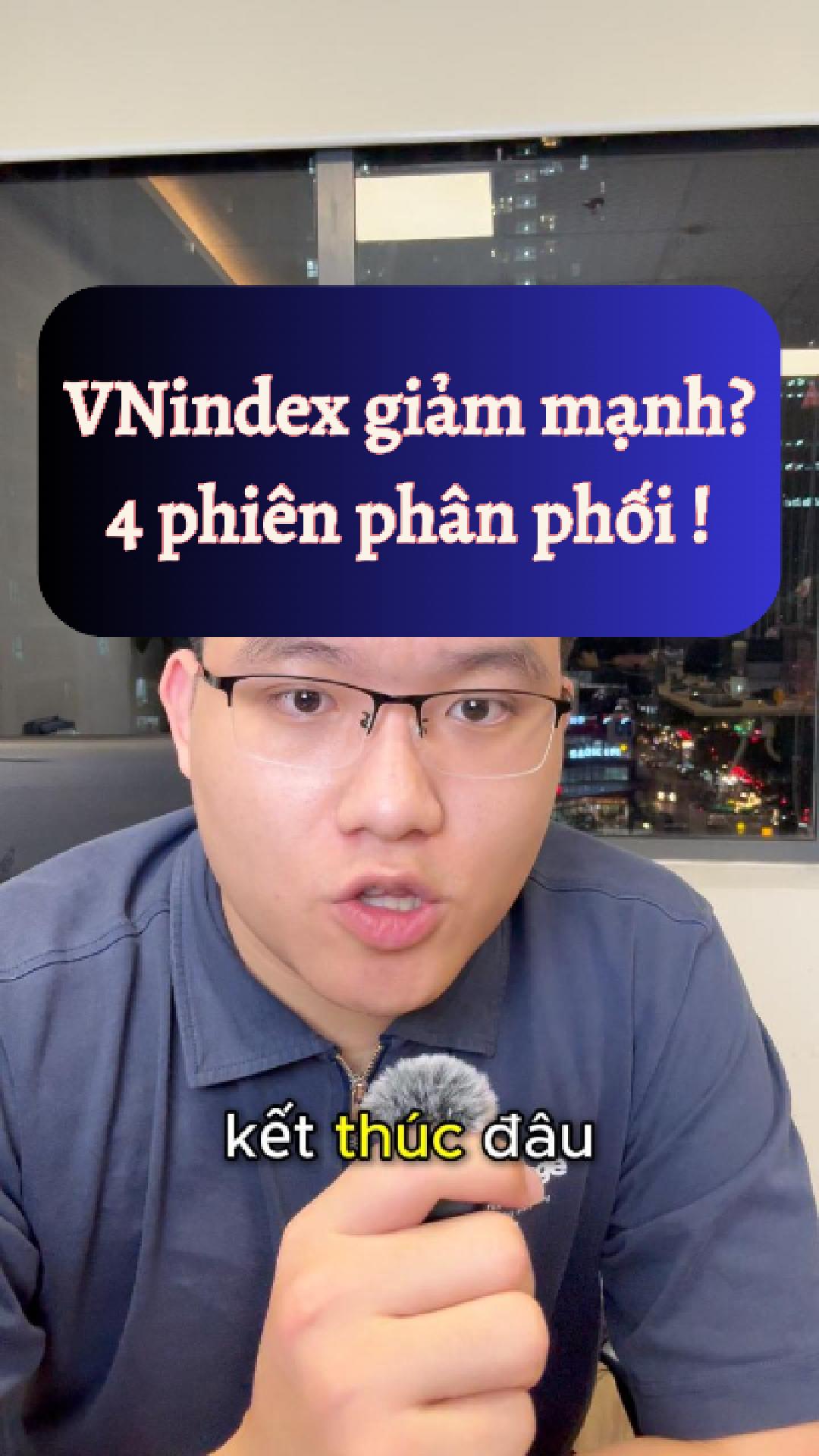Vnindex 4 phiên phân phối! Chuẩn bị giảm mạnh ? 