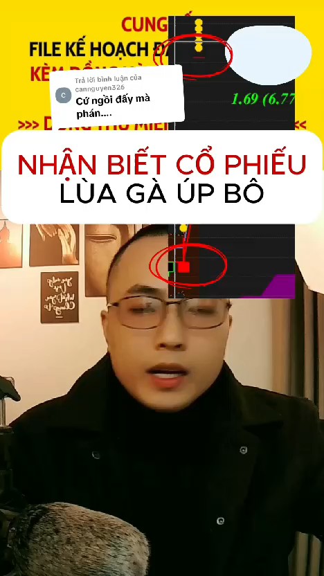 Nhận biết cổ phiếu lùa gà úp bô. Các cụ đoán. Là c