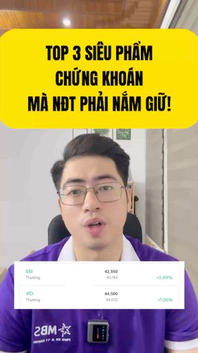 Top 3 siêu phẩm chứng khoán upsize 50%  #chungkhoa