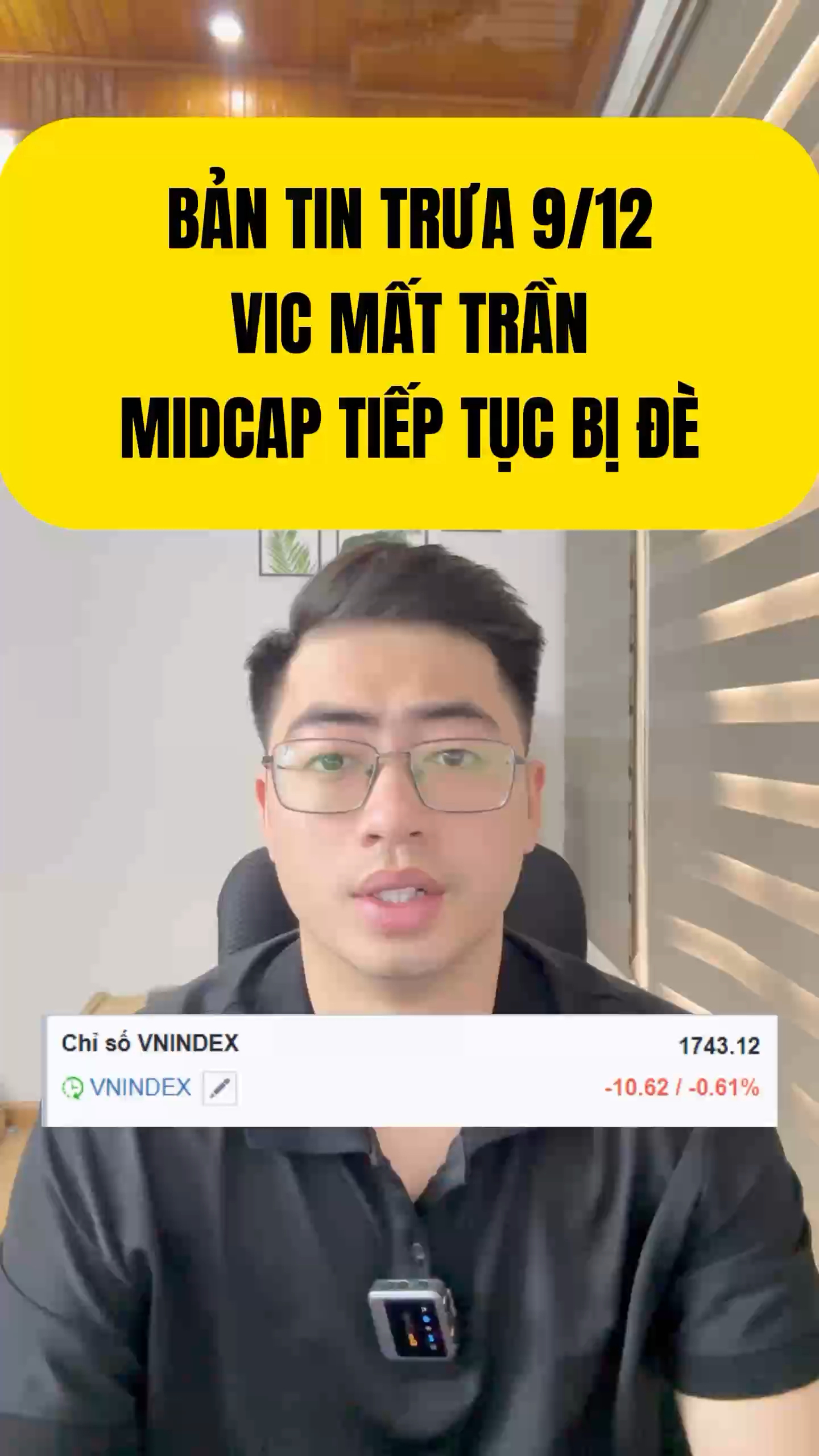 Bản tin trưa 9/12: VIC mất trần, MIDCAP tiếp tục b