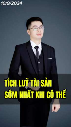 Có nên tích luỹ tài sản khi còn trẻ ? 