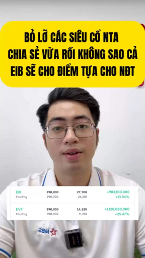 Nhịp nước rút xem EIB lên được bao nhiêu? #chungkh