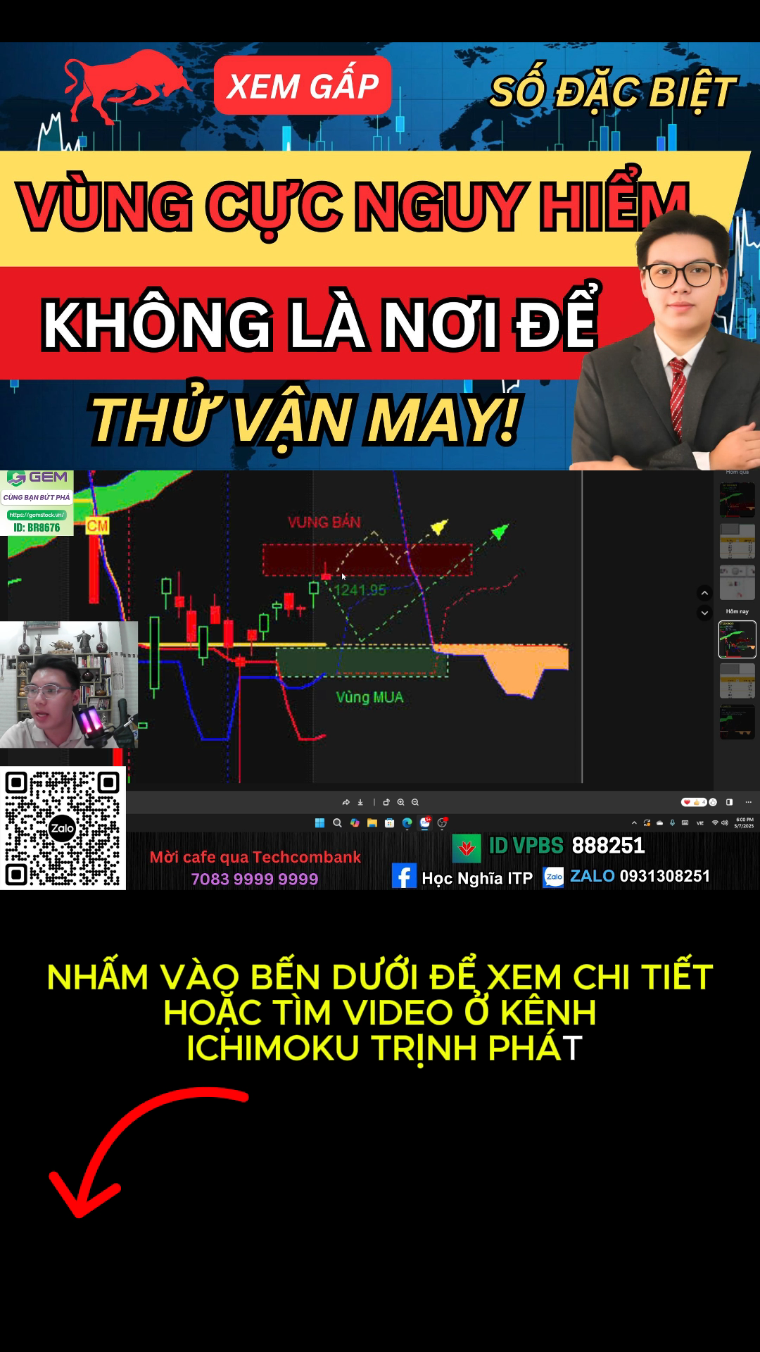 Vùng cực kì nguy hiểm của thị trường 