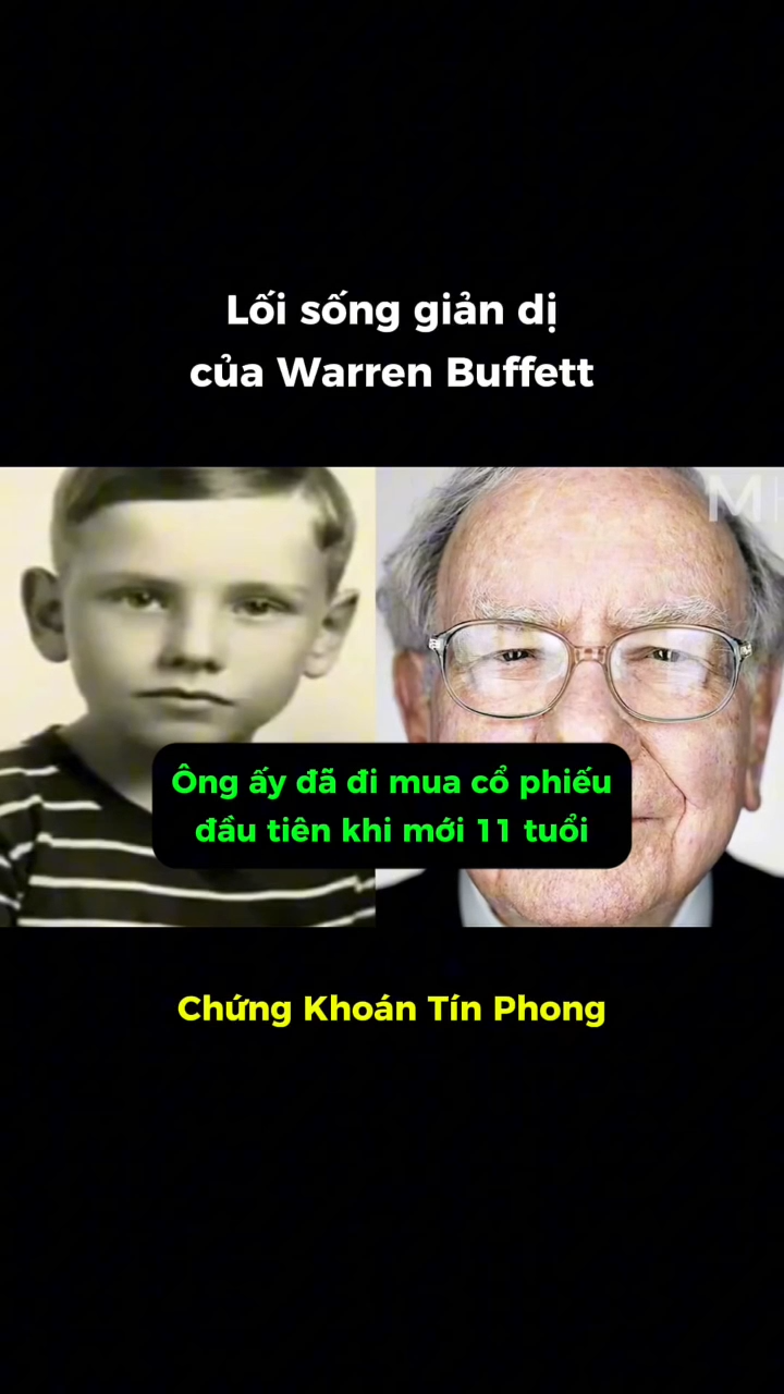Lối sống giản dị của Warren Buffett

Warren Buffet