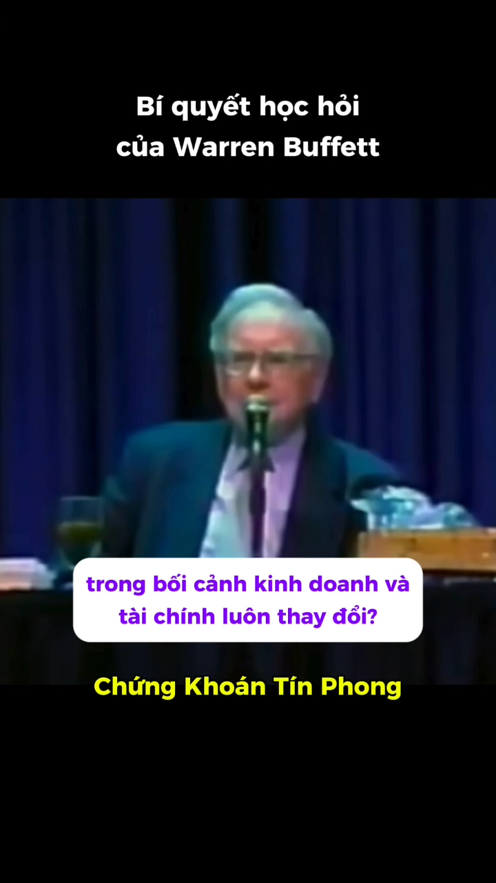 Bí quyết học hỏi của Warren Buffett

Warren Buffet