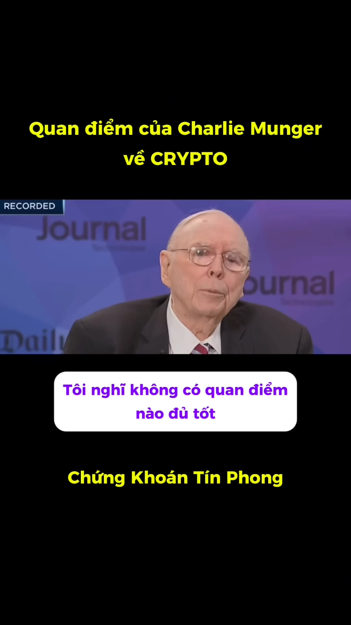 Quan điểm của Charlie Munger về Crypto

Charlie Mu