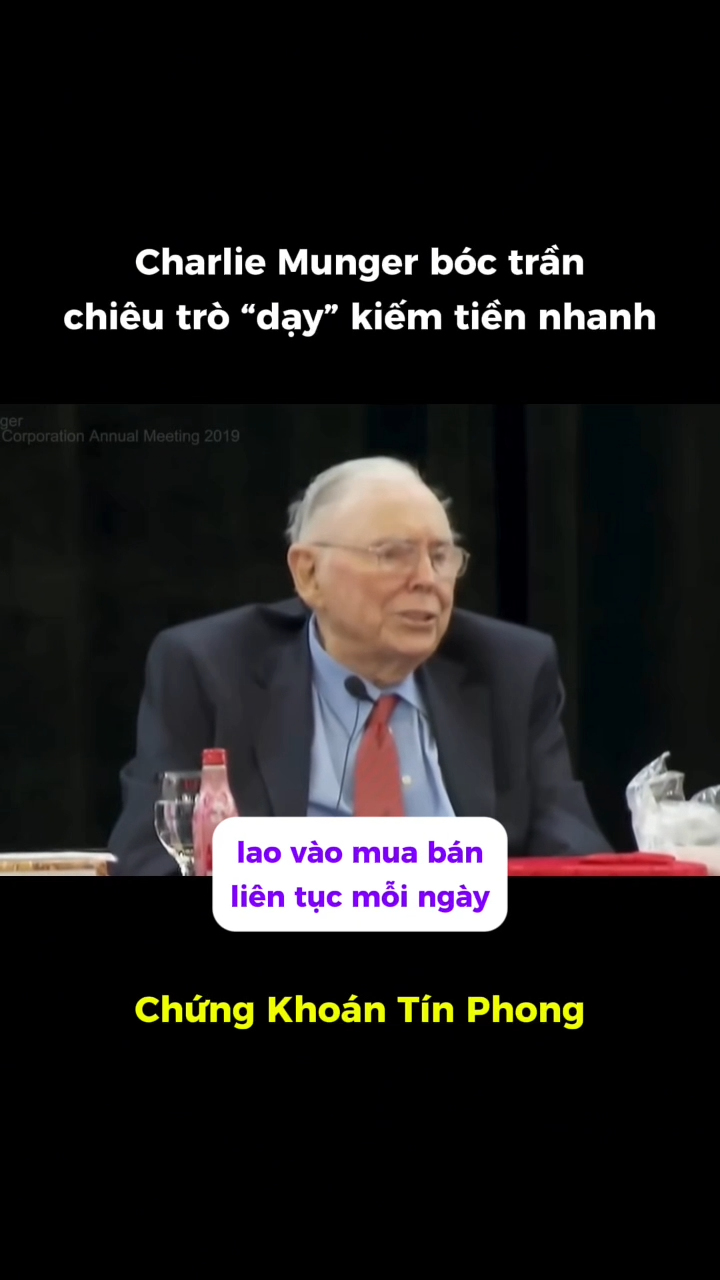 Charlie Munger bóc trần chiêu trò dạy "làm giàu nh