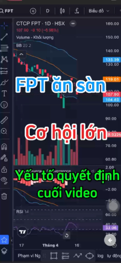 FPT ăn sàn, cơ hội trời ban #chungkhoan #vnindex 