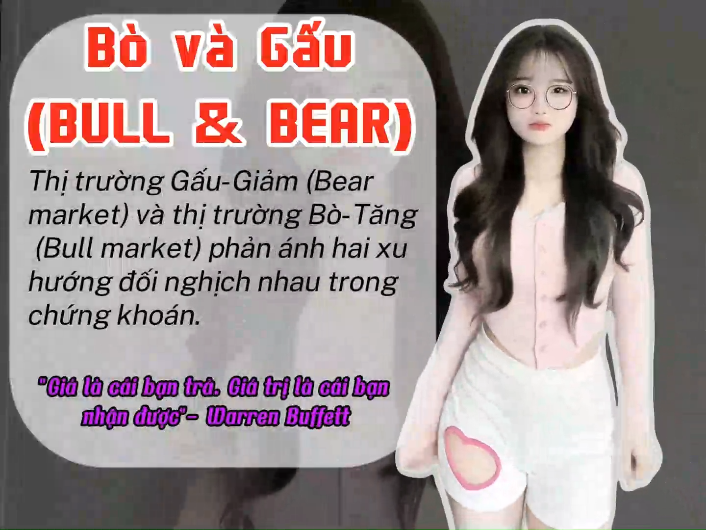 P1 học về biểu tượng bò và gấu 