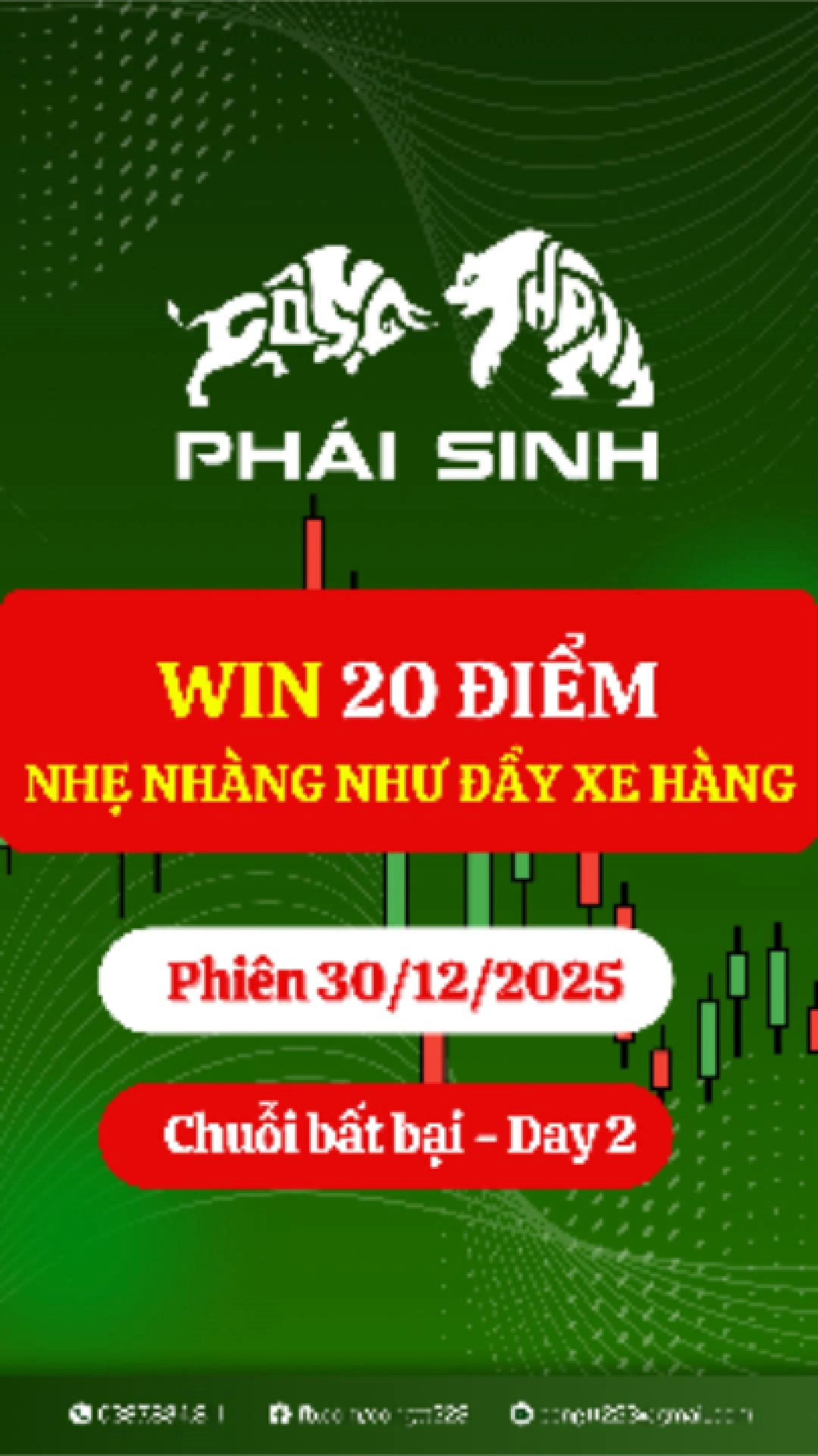 WIN 20 ĐIỂM - NHẸ NHÀNG NHƯ ĐẨY XE HÀNG
Phái sinh 