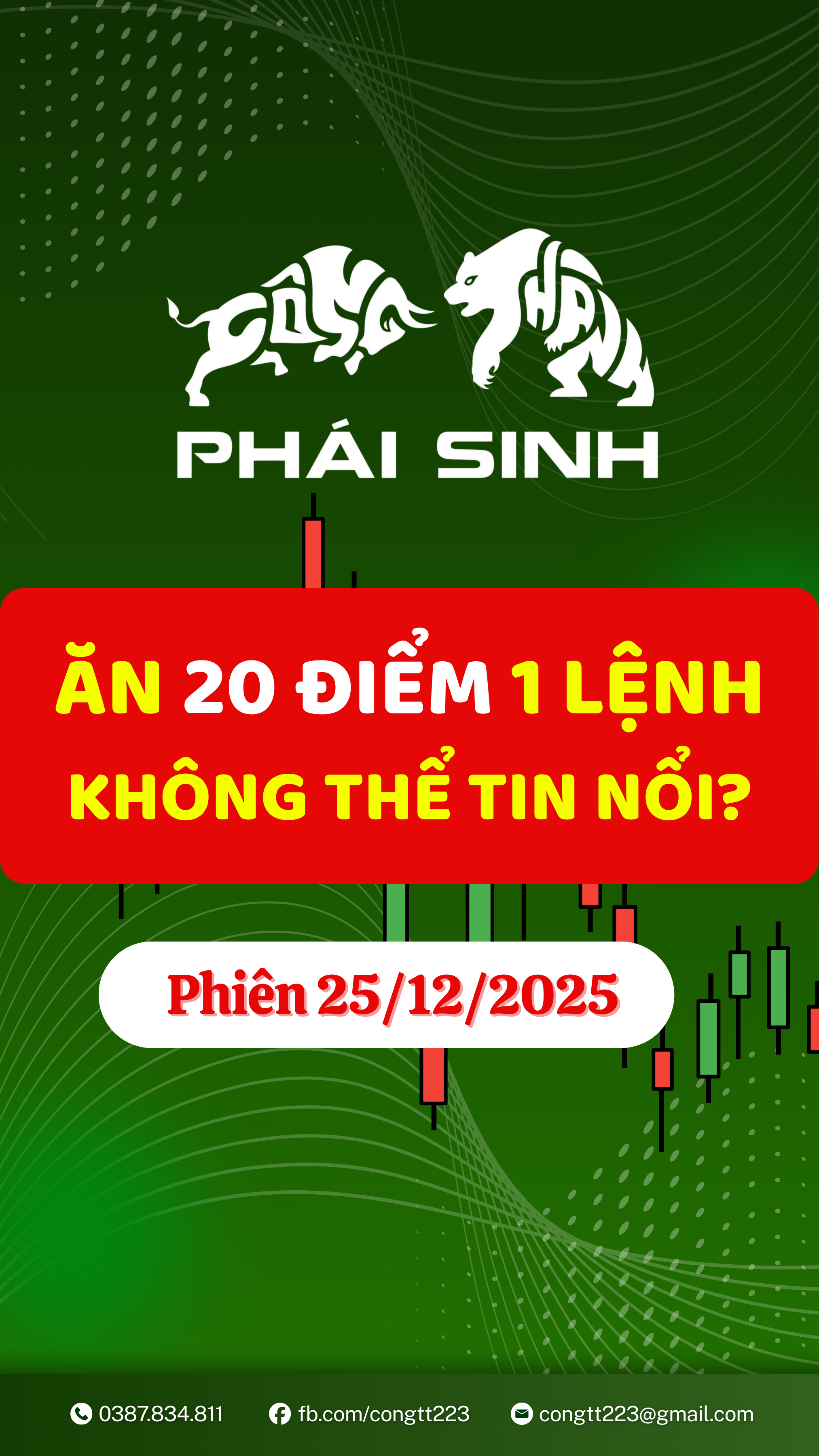 ĂN 1 LỆNH 20 ĐIỂM - KHÔNG THỂ TIN NỔI
Phái sinh th