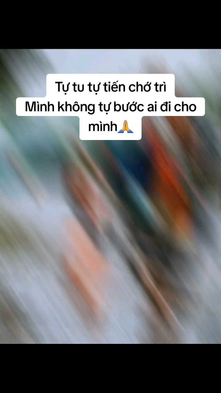 Mình không tự bước, ai đi cho mình...