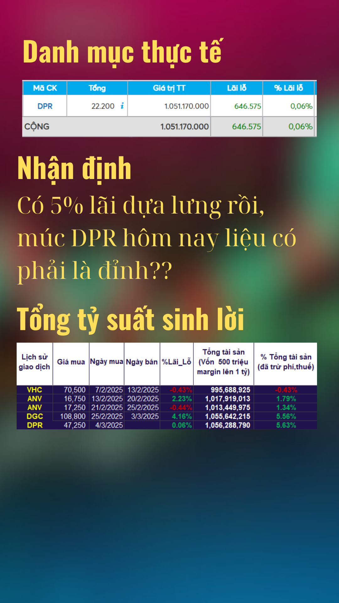 Hành trình x2. Xem thêm trong hồ sơ #chungkhoan #d