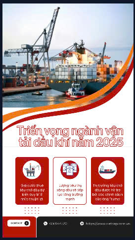 Triển vọng ngành vận tải dầu khí năm 2025