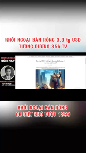 Nhà đầu tư ngoại vẫn miệt mài bán ròng #chungkhoan