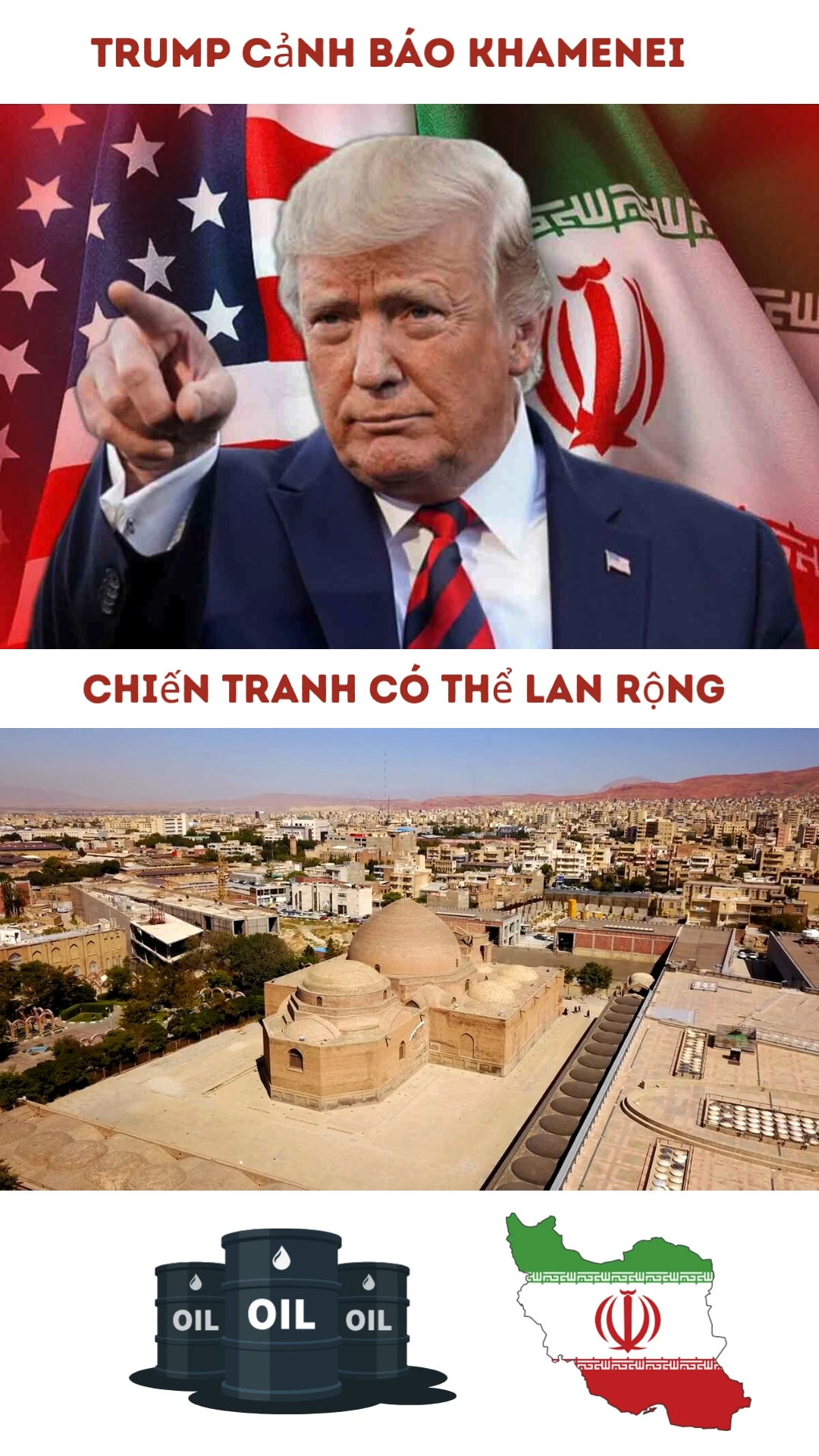 🔥Giá dầu chạm đỉnh 5 tháng : Trump doạ Iran, thị 