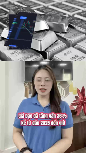 Bạc tăng hơn 36% kể từ đầu năm 2025 tới giờ. NDT n