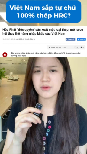 Việt Nam sắp tự chủ 100% thép HRC? 