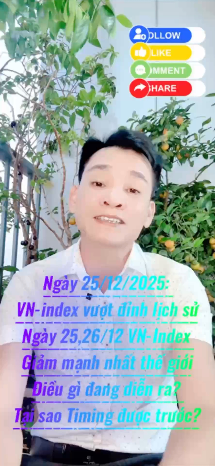 Ngày 25/12/2025: 
VN-index vượt đỉnh lịch sử
Ngày 