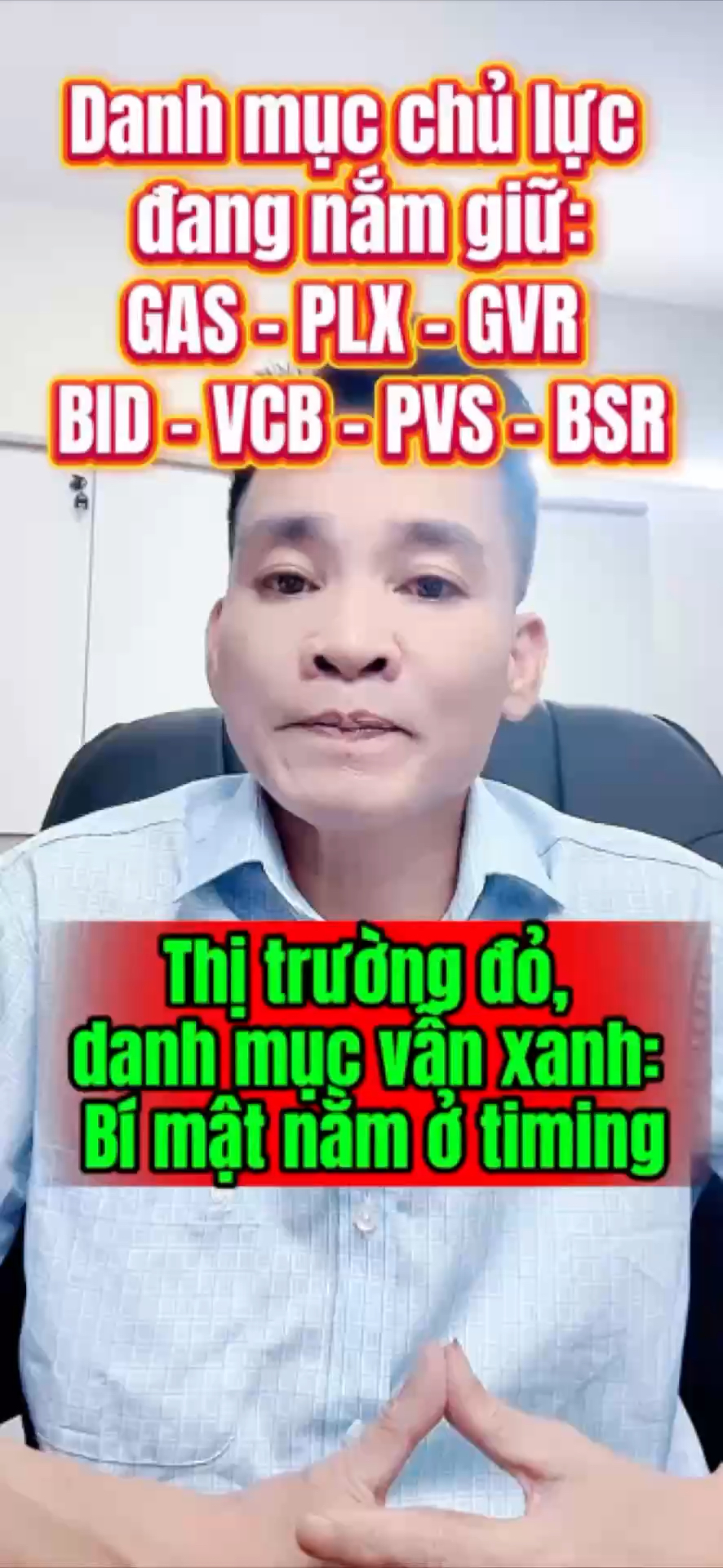 Thị trường đỏ, danh mục vẫn xanh: Bí mật nằm ở tim