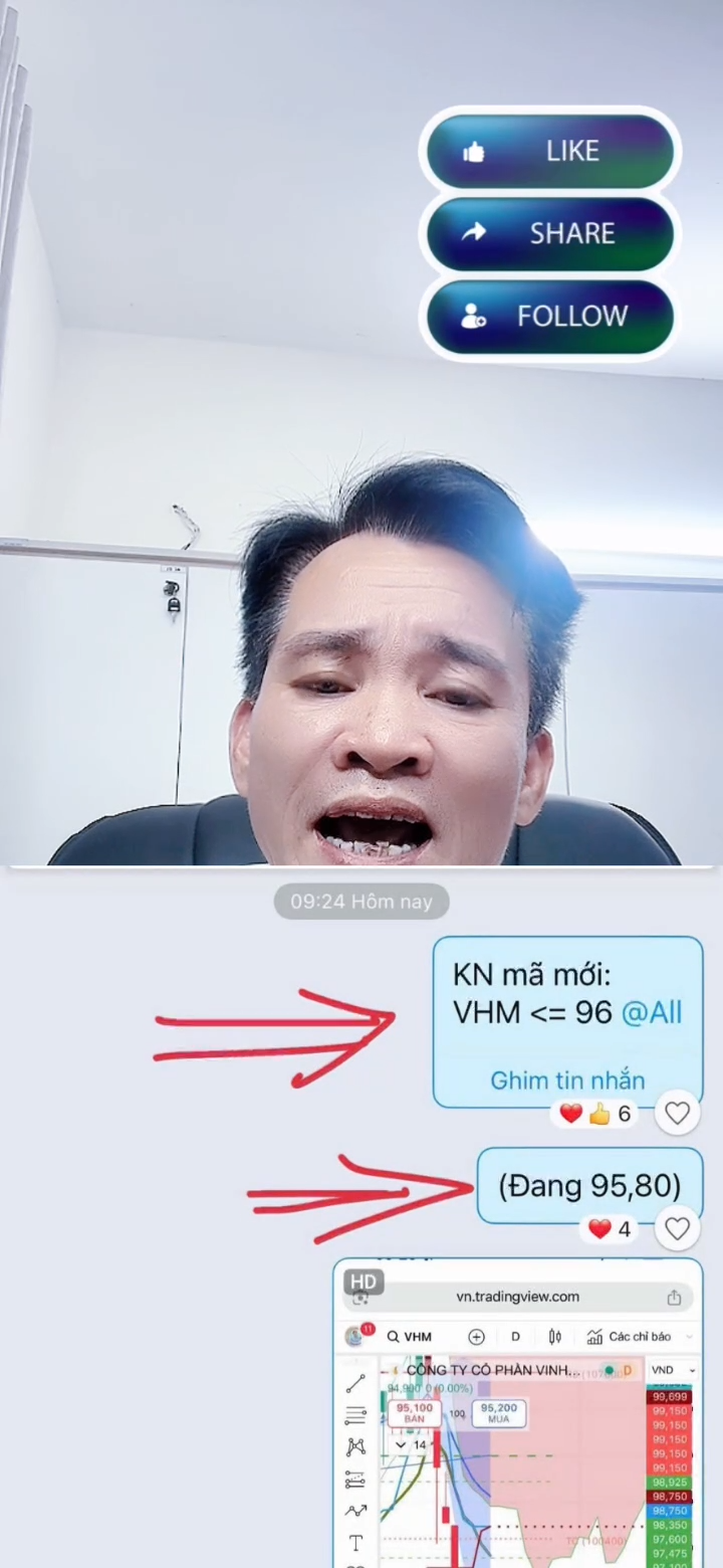 Đu đỉnh mọi thời đại, đu VHM giá 96. Chào thua