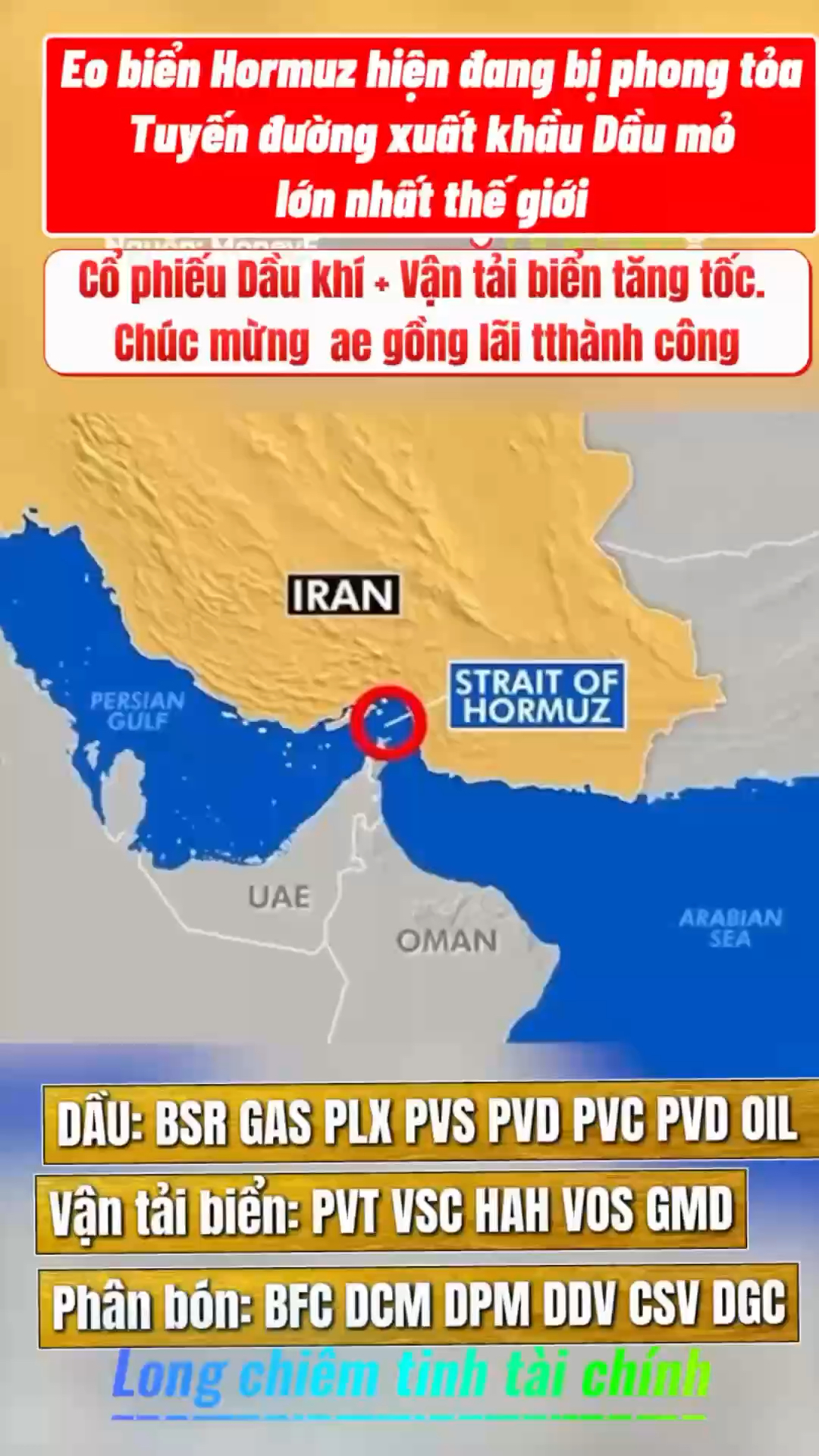 Eo biển hormuz bị phong tỏa: cú sốc năng lượng và 